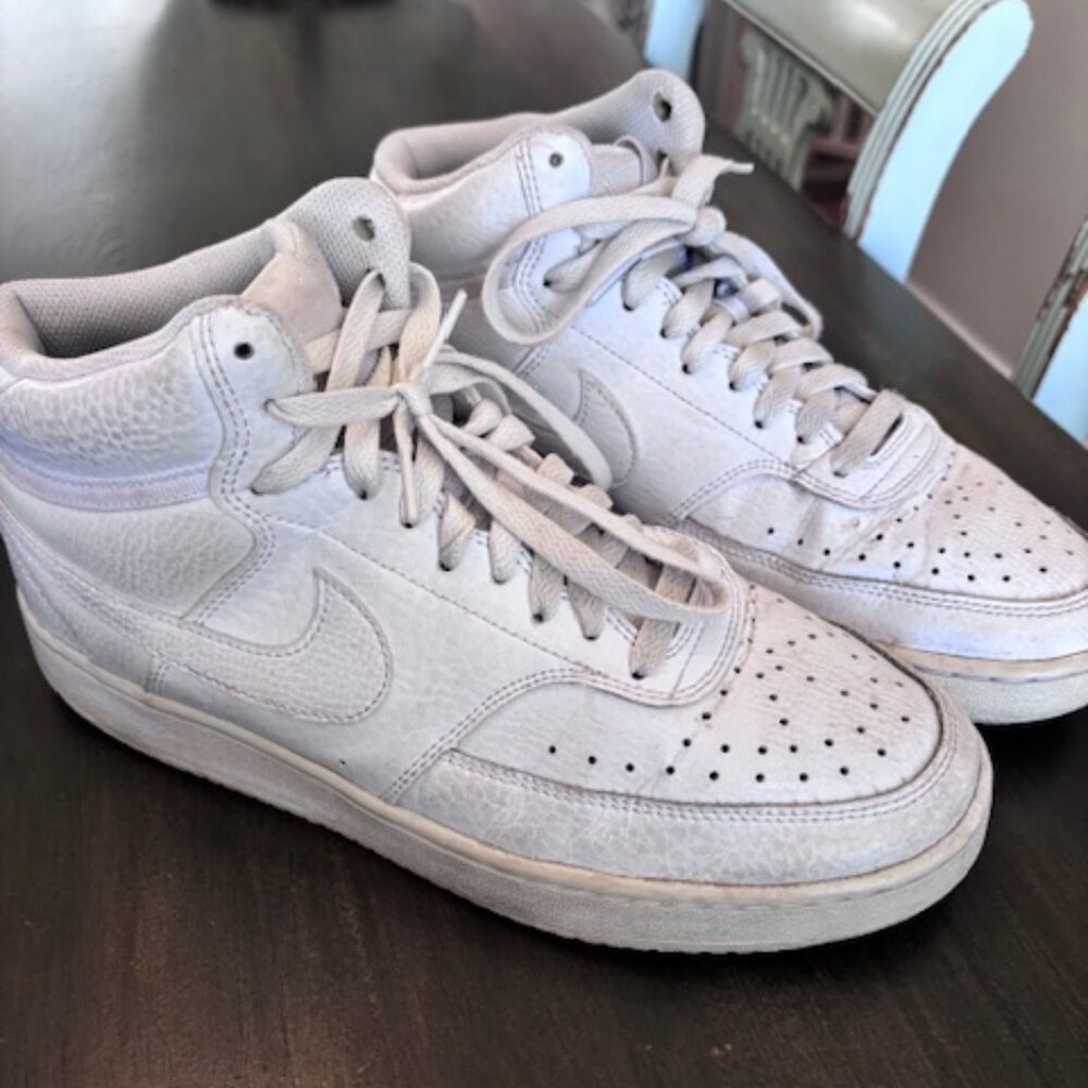 Nike Court Vision Mid Sneaker. Women's 10.